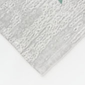 Couverture Polaire Cadeau confortable floral de famille d'hiver (Coin)