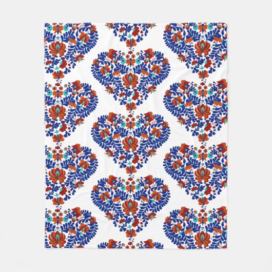 Couverture Polaire Cadeau d'anniversaire / Hongrois rustique Matyo (Devant)