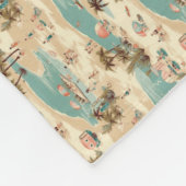 Couverture Polaire Cadeau d'anniversaire | Le Soleil Tropical Échauff (Coin)