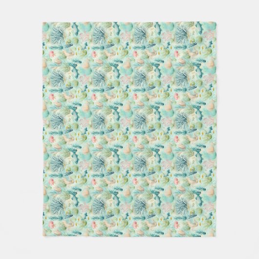 Couverture Polaire Cadeau d'anniversaire | L'eau salée guérit tout (Devant)