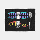 Couverture Polaire Cadeau d'anniversaire | Maître Biologiste ADN Et A (Devant (Horizontal))