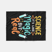 Couverture Polaire Cadeau d'anniversaire | Science C'Est Comme De La  (Devant (Horizontal))