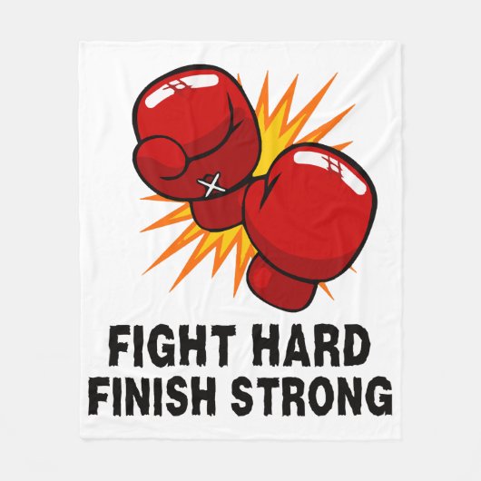 Couverture Polaire Cadeau de boxe (Devant)