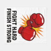 Couverture Polaire Cadeau de boxe (Devant (Horizontal))