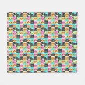 Couverture Polaire Cadeau de chat | Cute Kawaii Motif (Devant (Horizontal))