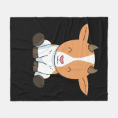 Couverture Polaire Cadeau de chèvre Enfants mignonnes cadeaux de chèv (Devant (Horizontal))