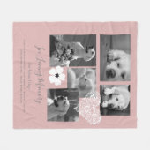 Couverture Polaire Cadeau de conservation mémorial de chien sentiment (Devant (Horizontal))