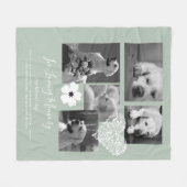 Couverture Polaire Cadeau de conservation mémorial de chien sentiment (Devant (Horizontal))