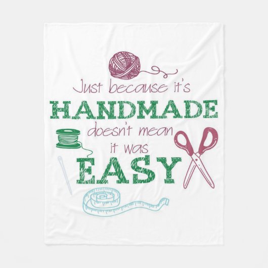 Couverture Polaire Cadeau de Crochet artisanal | Idée cadeau parfaite (Devant)