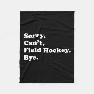 Couverture Polaire Cadeau De Hockey De Terrain Pour Hommes Femmes Gar
