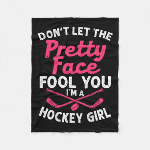 Couverture Polaire Cadeau De Hockey Pour Femmes Joueuses De Hockey Su