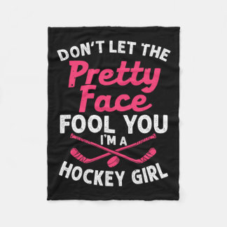 Couverture Polaire Cadeau De Hockey Pour Femmes Joueuses De Hockey Su