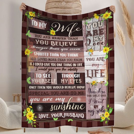 Couverture Polaire Cadeau de la Saint Valentin pour sa femme