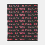 Couverture Polaire Cadeau de la Saint-Valentin « Sois à moi » - Amour (Devant)