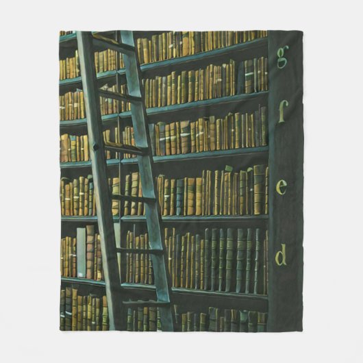 Couverture Polaire cadeau de lecture vintage (Devant)