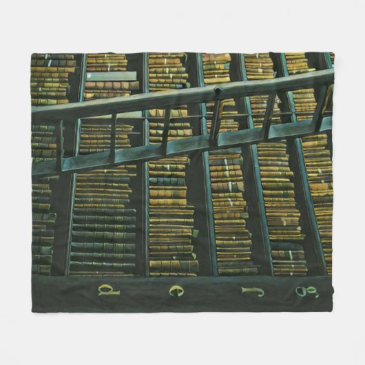 Couverture Polaire cadeau de lecture vintage (Devant (Horizontal))
