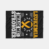 Couverture Polaire Cadeau De Leucémie Aiguë Pour Les Patients De Leuc (Devant (Horizontal))