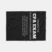 Couverture Polaire Cadeau de l'examen CPA certifié (Devant (Horizontal))