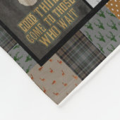 Couverture Polaire Cadeau De Noël De La Blanche Chasseur De Cerfs Pou (Coin)