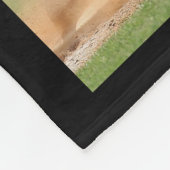 Couverture Polaire Cadeau de nuit senior de baseball (Coin)
