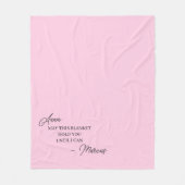 Couverture Polaire Cadeau de relation longue distance pour fillette a (Devant)