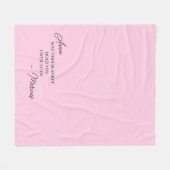 Couverture Polaire Cadeau de relation longue distance pour fillette a (Devant (Horizontal))