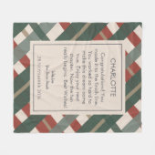 Couverture Polaire Cadeau de retraite personnalisé pour Motifs (Devant (Horizontal))