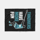 Couverture Polaire Cadeau de sport de lancer de marteau d'athlétisme (Devant (Horizontal))