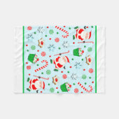 Couverture Polaire Cadeau de vacances de hockey sur gazon (Devant (Horizontal))