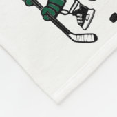 Couverture Polaire Cadeau de vacances de hockey sur glace (Coin)