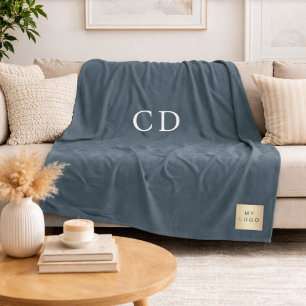 Couverture Polaire Cadeau d'entreprise logo d'entreprise monogramme g