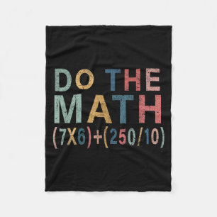 Couverture Polaire Cadeau drôle de mème de maths pour enseignant, hom