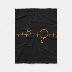 Couverture Polaire Cadeau drôle de ping pong pour hommes femmes Tenni