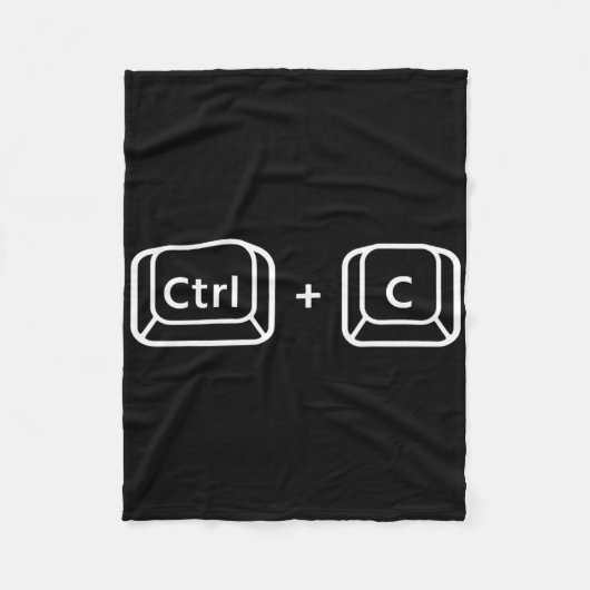 Couverture Polaire Cadeau Fête Des Pères Ctrl C Amp Ctrl V Papa Amp  (Devant)