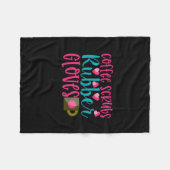 Couverture Polaire Cadeau infirmière | Gants En Caoutchouc Scrubs (Devant (Horizontal))