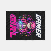 Couverture Polaire Cadeau mignon pour fille joueuse de jeu vidéo pass (Devant (Horizontal))