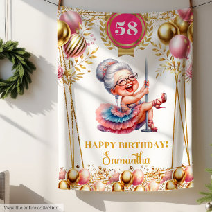 Couverture Polaire Cadeau Personnalisé Citation Drôle Grand-mère Couv
