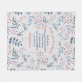 Couverture Polaire CADEAU - Poèmes grand-mère de petits-enfants - PER (Devant (Horizontal))