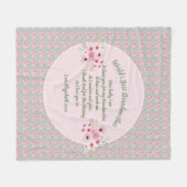 Couverture Polaire CADEAU - Poèmes grand-mère de petits-enfants - PER (Devant (Horizontal))