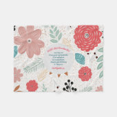 Couverture Polaire CADEAU - Poèmes grand-mère de petits-enfants - PER (Devant (Horizontal))