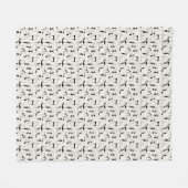 Couverture Polaire Cadeau pour amateur de chats Cozy Chic (Devant (Horizontal))