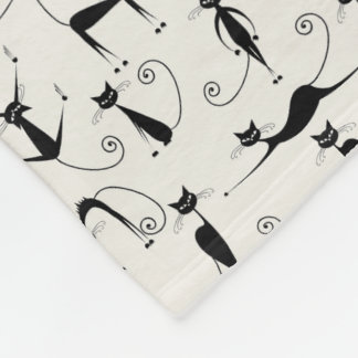 Couverture Polaire Cadeau pour amateur de chats Cozy Chic