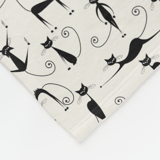 Couverture Polaire Cadeau pour amateur de chats Cozy Chic (Coin)