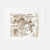 Couverture Polaire cadeau pour amateur de corgi (Devant (Horizontal))