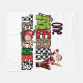 Couverture Polaire Cadeau pour Enseignant | Un Enseignant Joyeux (Devant (Horizontal))