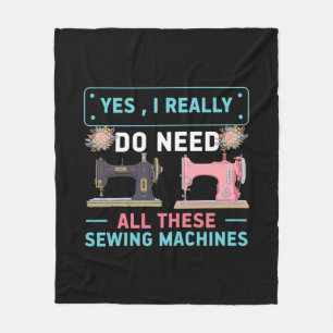 Couverture Polaire Cadeau Quilter   Oui J'ai vraiment besoin