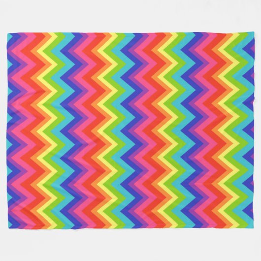 Couverture Polaire Cadeau Rainbow Fleece Blanket (Devant (Horizontal))
