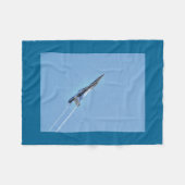 Couverture Polaire Cadeau Supersonic Airforce Jet-Fighter Designer (Devant (Horizontal))