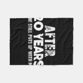 Couverture Polaire Cadeaux Anniversaires Pour Mari - Drôle T-shirt 20 (Devant (Horizontal))