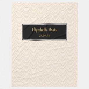 Couverture Polaire Cadeaux Baptême JW customisés